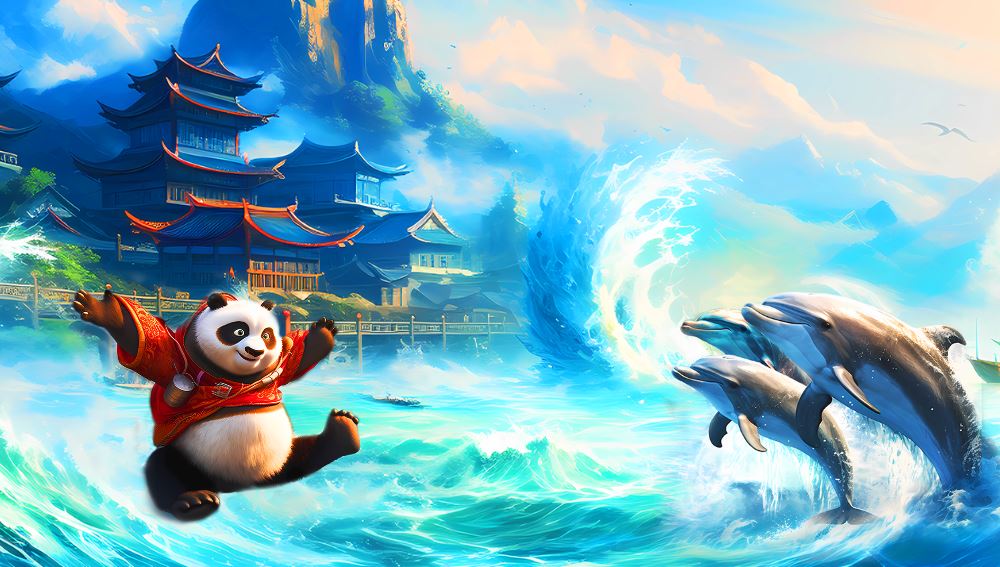 Китайские приключения панды По в Океанариуме