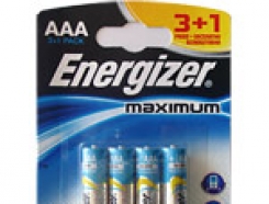 ⁣Батарейки Energizer Maximum "AAA" LR03 мизинчик, 4 шт.