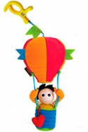 ⁣Мягкая подвесная игрушка-погремушка "Человек на воздушном шаре"
