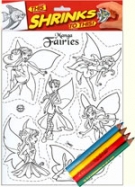 ⁣Уменьшалки "Феи Манга волшебницы", коллекционный набор для творчества: 6 фигурок, 4 карандаша, магниты