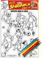 ⁣Уменьшалки "Футболисты", коллекционный набор для творчества: 6 фигурок, 4 карандаша, подвески для телефона