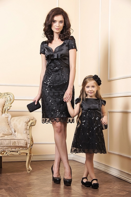 платья для мамы с дочкой