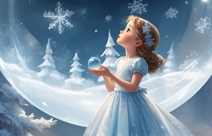 Чудо-снегопад в Живом театре