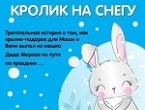 Новогоднее представление «Кролик на снегу» с Дед Морозом, Снегурочкой и Кроликом.