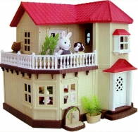 Большой дом "Уютный": 2-х этажный разворачивающийся дом + кролик