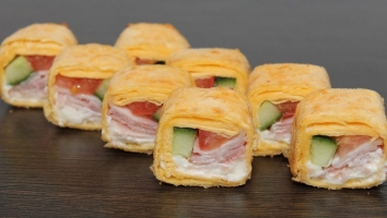 Тортилья горячая с беконом