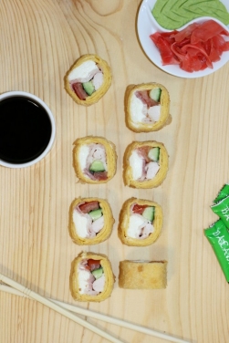 Тортилья горячая с беконом и курочкой