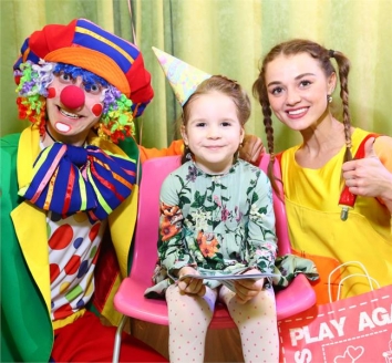 Пеппи и клоун Торри в Екатеринбурге