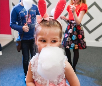 Сладкая вата на детский день рождения в Екатеринбурге