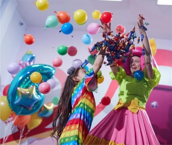 Шар-сюрприз на детский день рождения в Екатеринбурге 