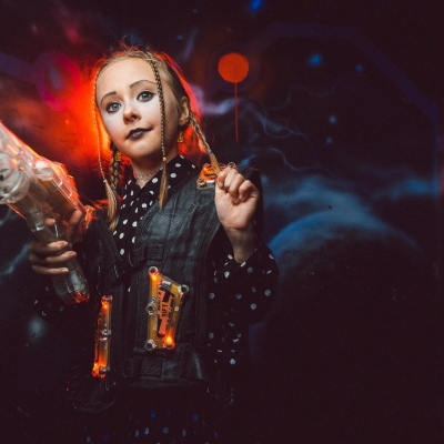 Детская вечеринка Halloween в стиле Wednesday